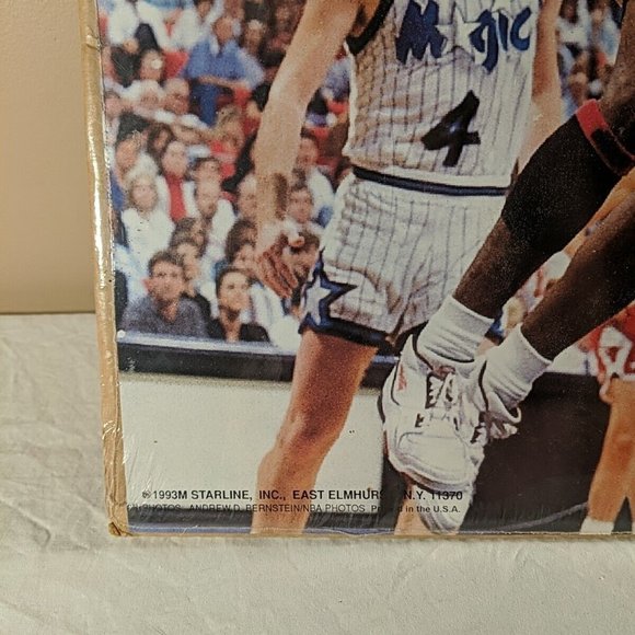 Vintage Scottie Pippen 1993 Chicago Bulls NBA Starline Sealed Poster - Picture 3 of 14